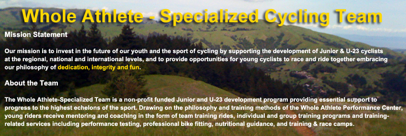 Whole Athlete - Specialized Cycling Team